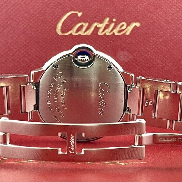 WOW! CARTIER BALLON BLEU LADIES 6CT GENUINE WATCH! - Picture 6 of 9